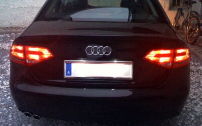 AUDI A4 8K B8 LED Kennzeichenbeleuchtung