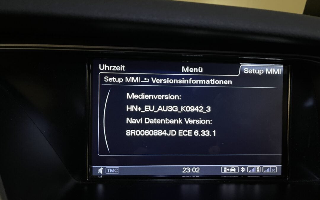 Audi S4 B8 MMI 3G Plus Navigation Update