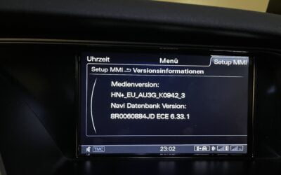 Audi S4 B8 MMI 3G Plus Navigation Update