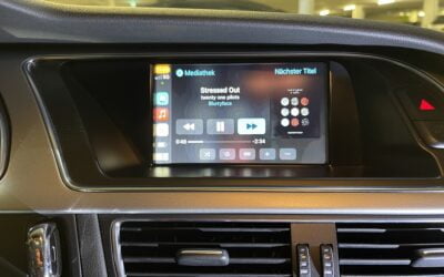 Audi S5 8T 2011 Apple Car Play Nachrüstung Small Package und MMI3G Navigations-Update