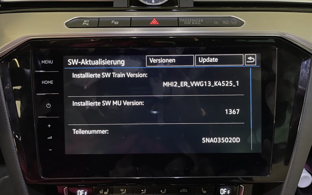VW Passat B8 2015 Discover Pro 9.2 Zoll Display Upgrade – MIB2 Unit G11 auf G13 Umwandlung