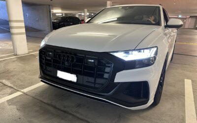 AUDI Q8 4M Türbeleuchtung LED auf AUDI SPORT Nachrüstpaket