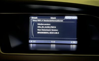 Audi A5 8T 2012 MMI3G Navigations-Update